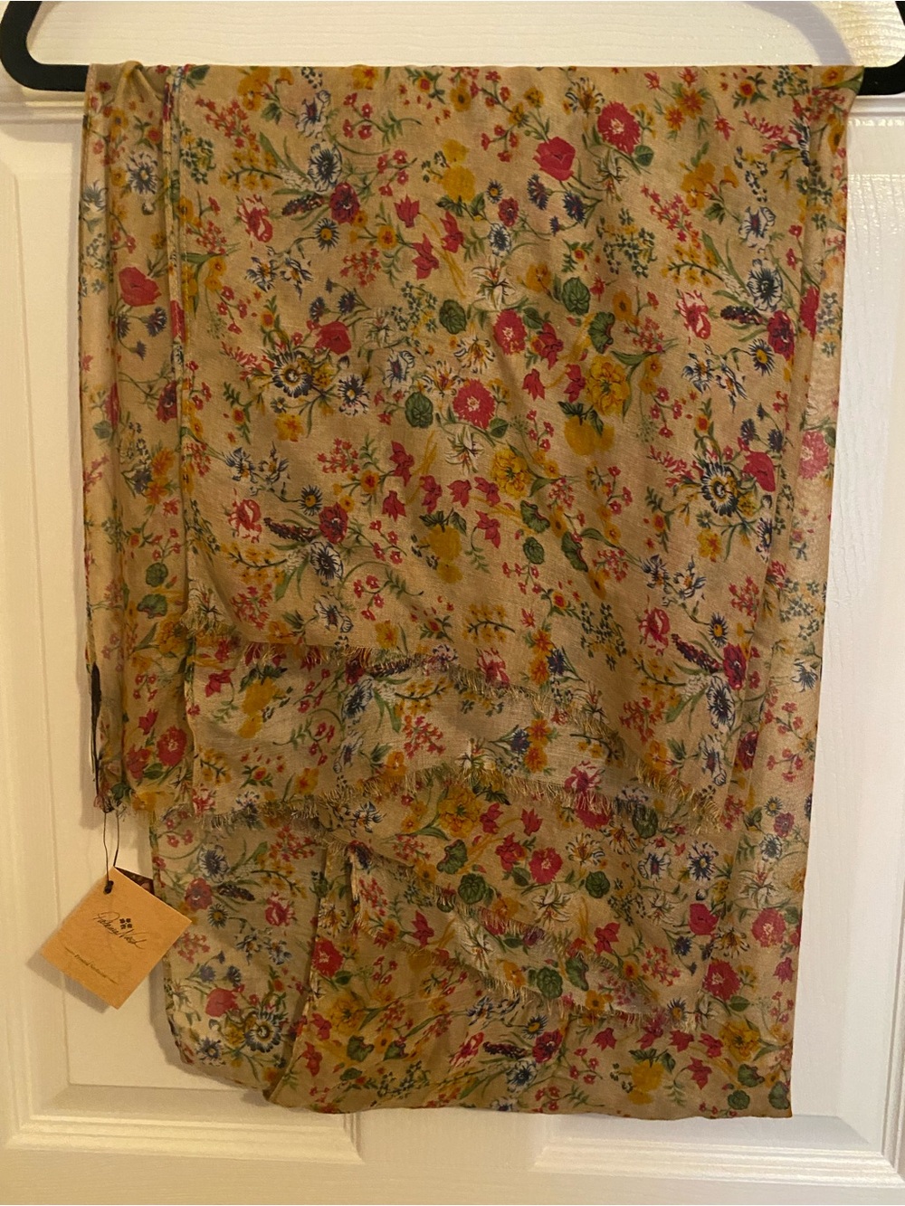 Patricia Nash Scarf Prairie Rose Floral Print NWT